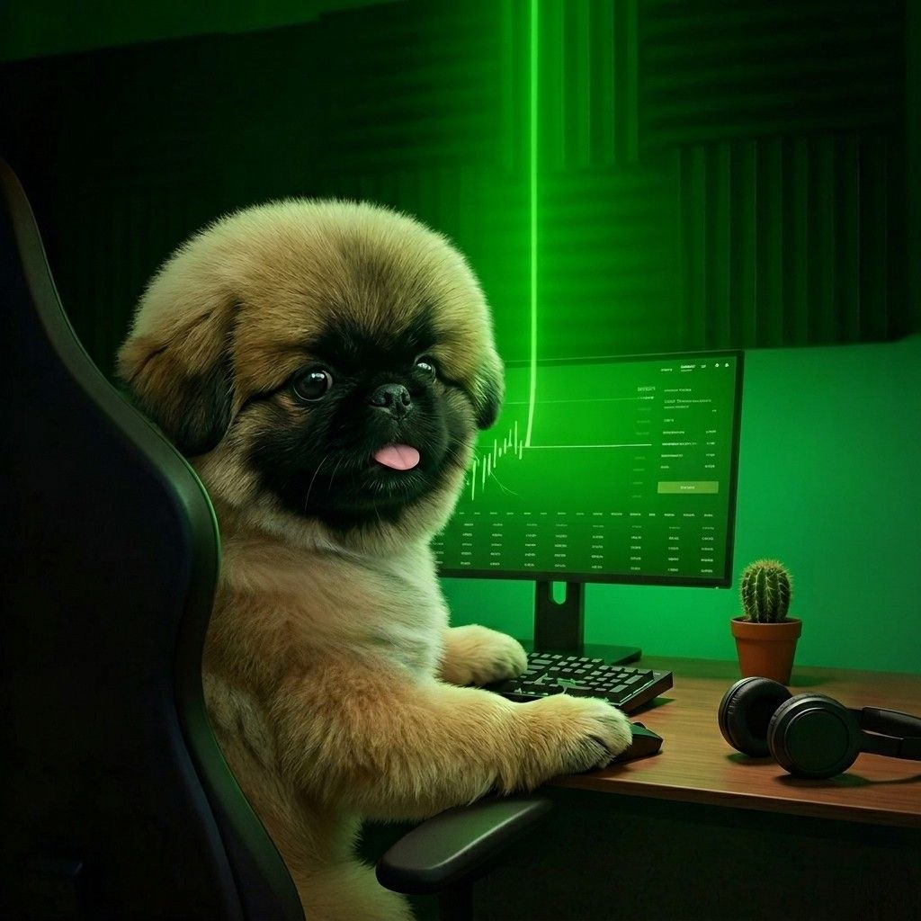 Pluto at a trading desk